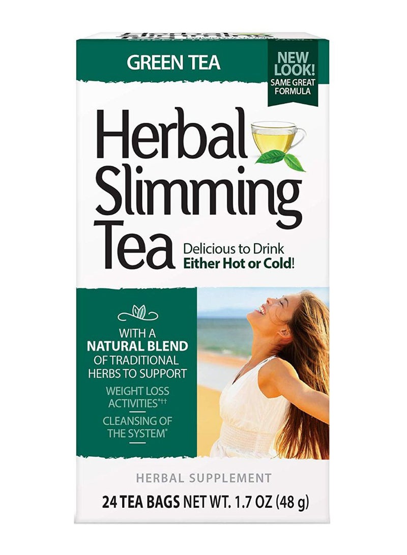 21st Century Slimming Green Tea 72 Bags 48grams Pack of 3 - Image 1